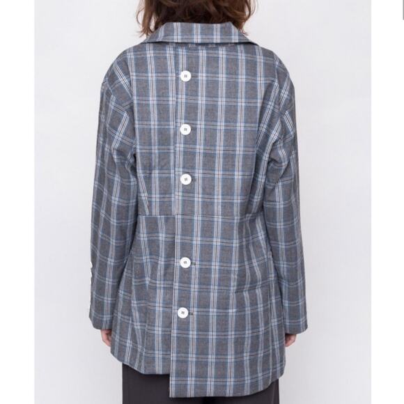 House of Sunny Heritage Tailored Blazer Jacket In Academic Check Vol 12 Size 2 - Picture 3 of 13